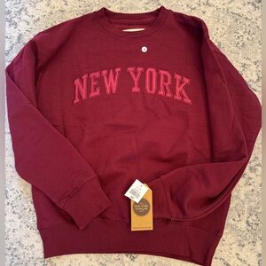 New York Popular Sweatshirt NWT